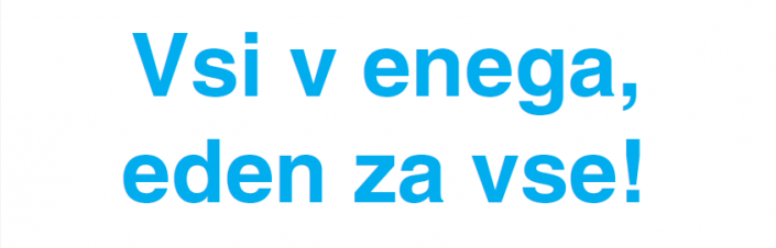 vsi v enega