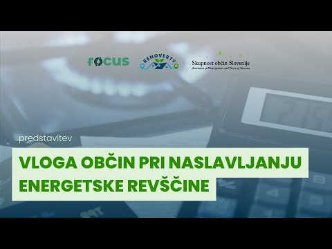 Vloga občin pri naslavljanju energetske revščine